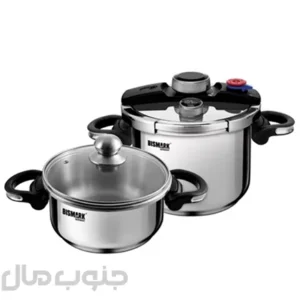 زودپز دوقلو 7و4 لیتر بیسمارک مدل BM2247