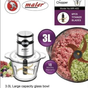 خردکن 6 تیغه 3 لیتری مایر مدل MR-493