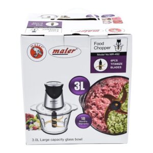 خردکن 6 تیغه 3 لیتری مایر مدل MR-492