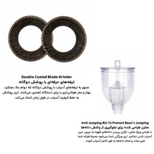 آسیاب قهوه نوا مدل NM-3660CG
