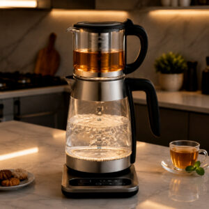 چای ساز روی هم برند فلر مدل TS-190N
