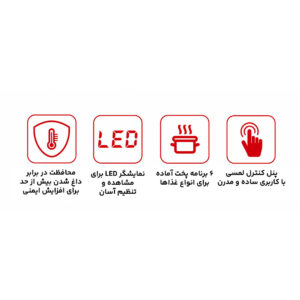 اجاق برقی مادون قرمز نیکای مدل NIC200A